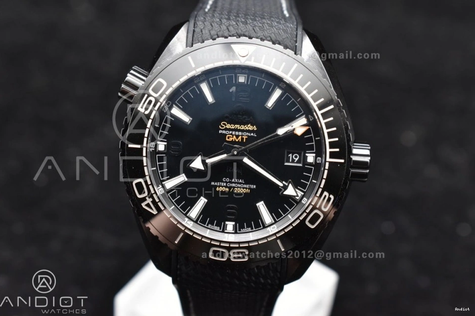 Real Deep Edition Strap Nylon on Super Ceramic VSF 45.5mm Black Black Clone Planet A8906 Best 1:1 Ocean 0517